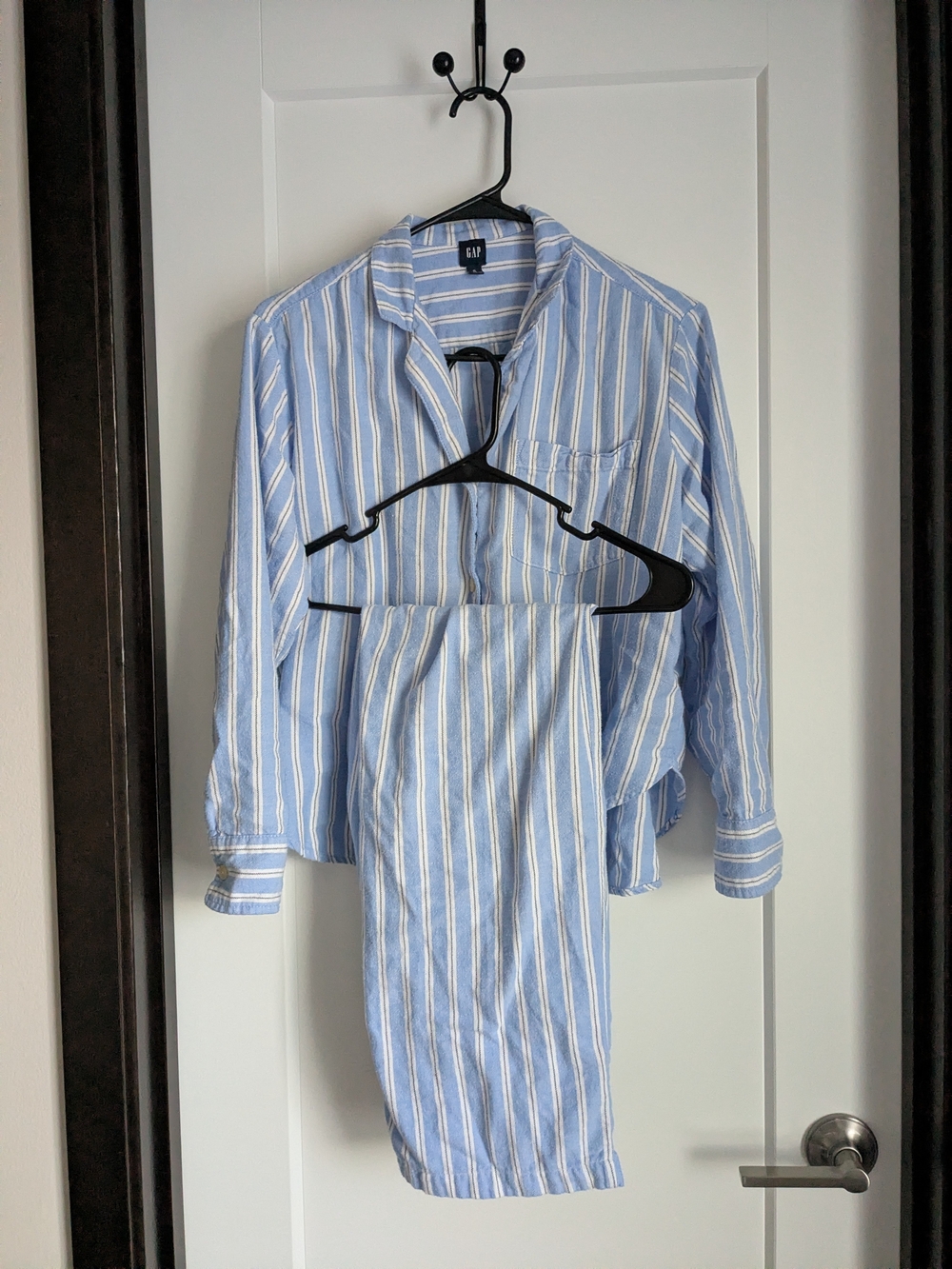 GAP Light Blue & White Stripe Pajama Set